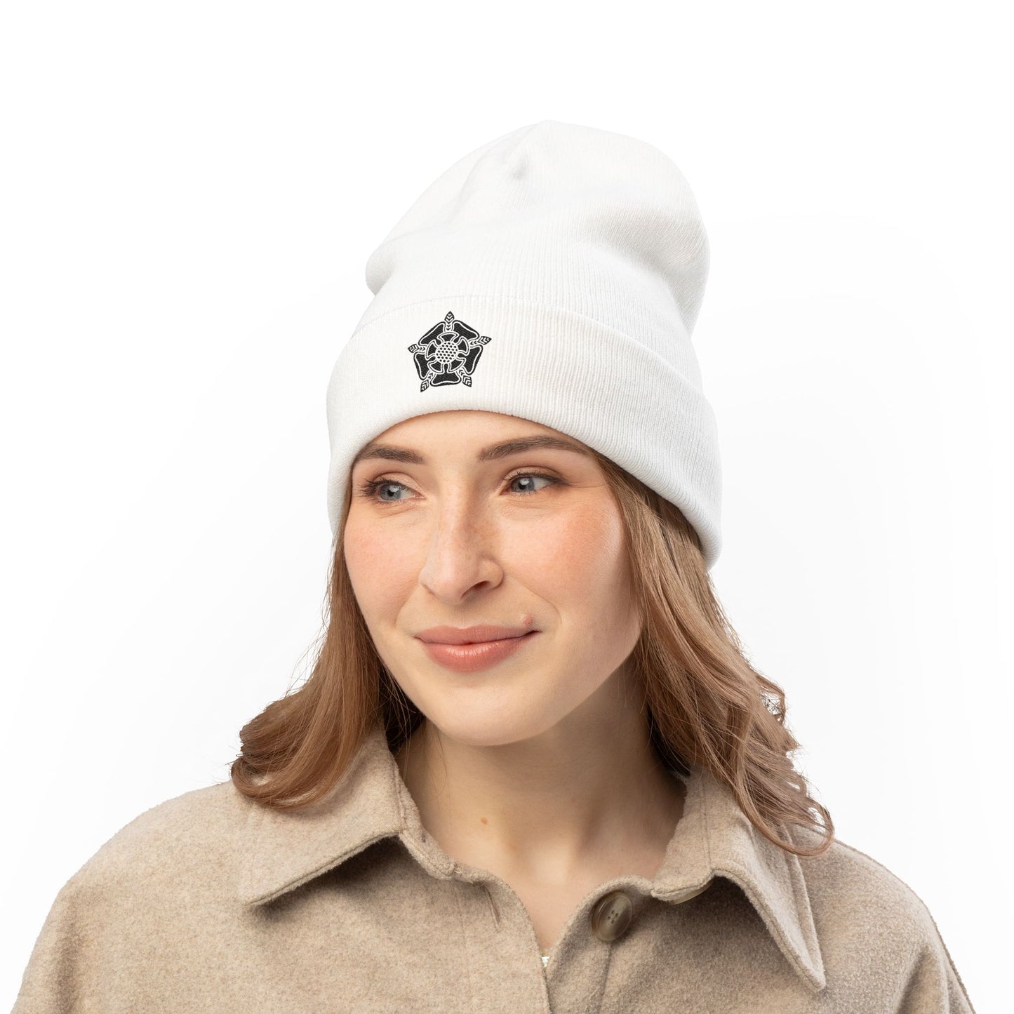 Untamed Knit Beanie - White