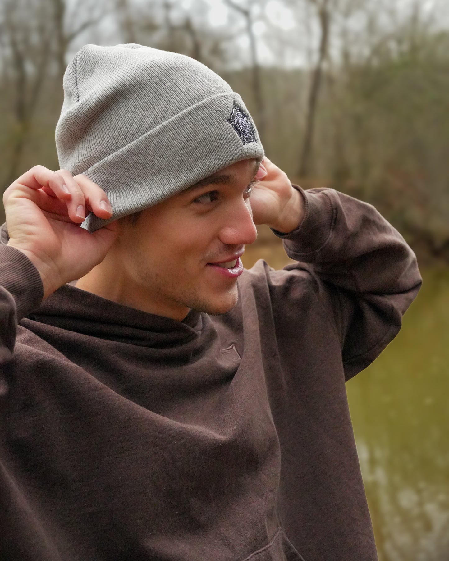 Untamed Knit Beanie - Gray